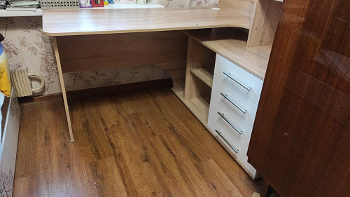 Компьютерный стол КСТ-14П белый правый  - Уцененный экземпляр фото покупателя 16